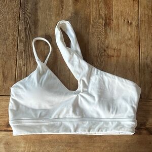 White Women's Sports Bra